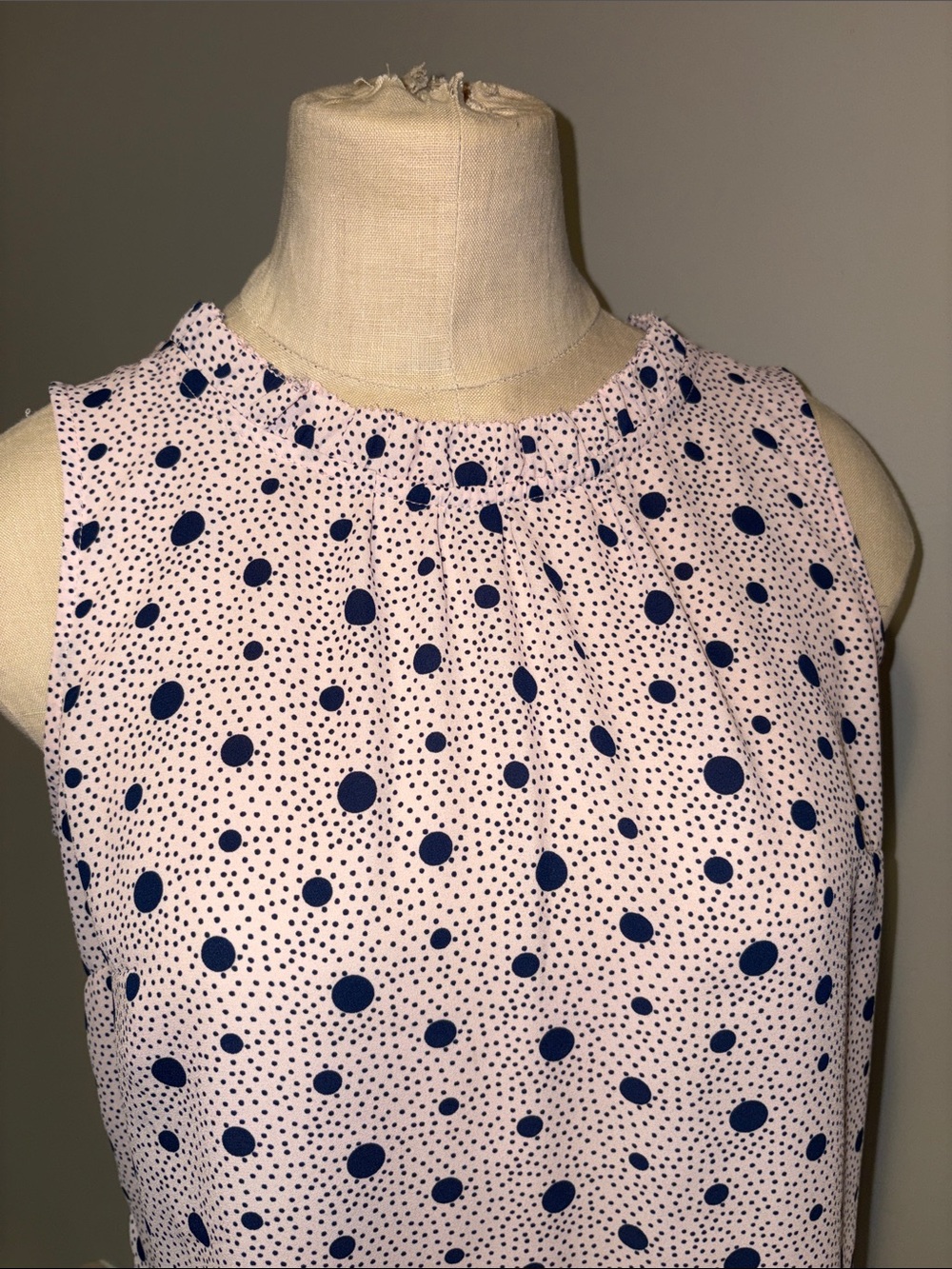 TALBOTS MULTI-DOT SHELL SIZE XS PETITE - Picture 4 of 9